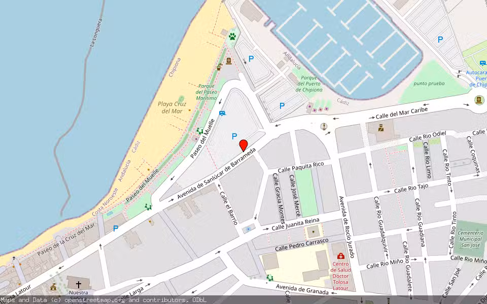 Mapa de Subasta Inmueble (Vivienda) en Sanlucar De Barrameda, Cádiz
