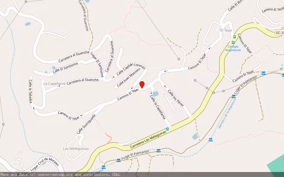 Mapa de Subasta Inmueble (Vivienda) en Santa Brigida, Las Palmas