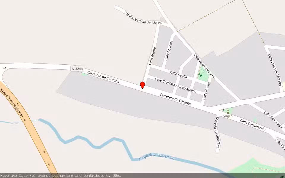 Mapa de Subasta Inmueble (Otros) en Torredonjimeno, Jaén