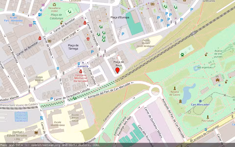 Mapa de Subasta Inmueble (Vivienda) en Cornella, Barcelona