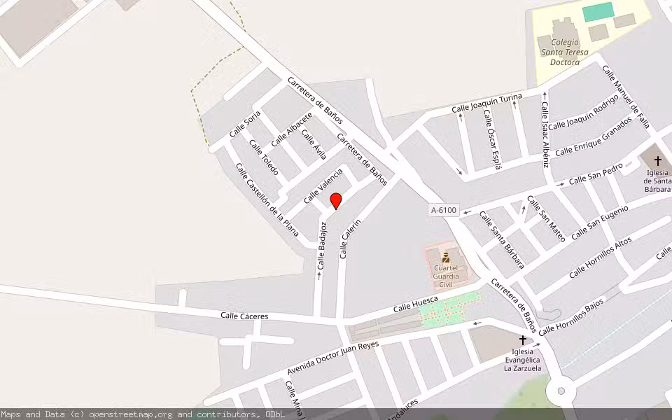 Mapa de Subasta Inmueble (Vivienda) en Linares, Jaén