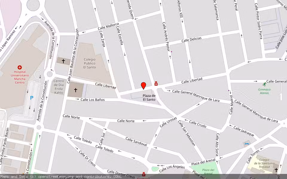 Mapa de Subasta Inmueble (Vivienda) en Alcazar De San Juan, Ciudad Real