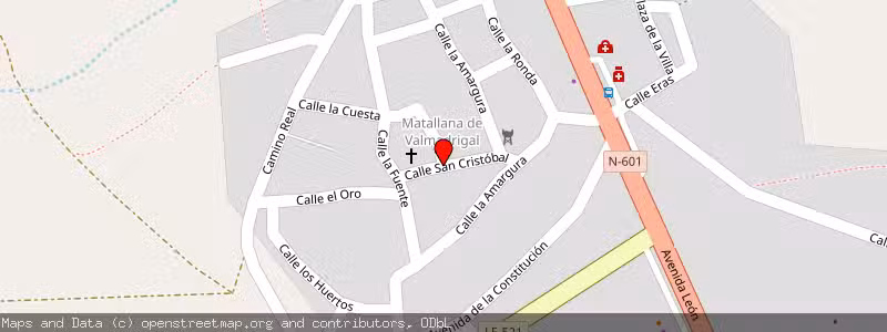 Mapa de Subasta de Inmueble (Vivienda) en Matallana, León 