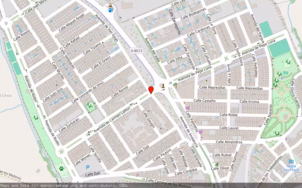 Mapa de Subasta Inmueble (Vivienda) en Burguillos, Sevilla