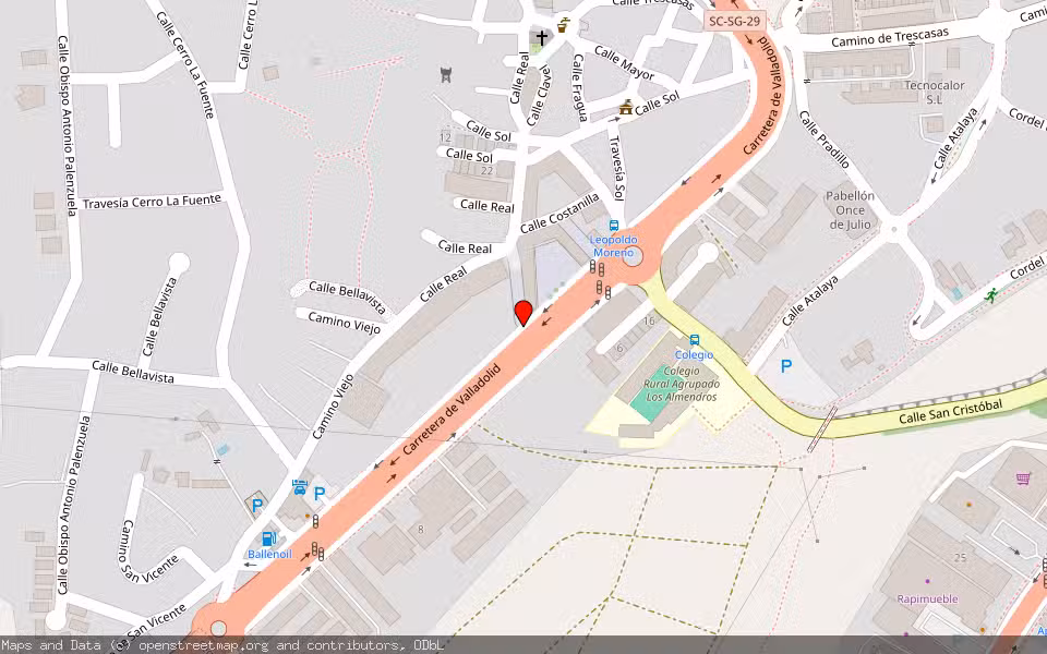 Mapa de Subasta Inmueble (Local comercial) en La Lastrilla, Segovia