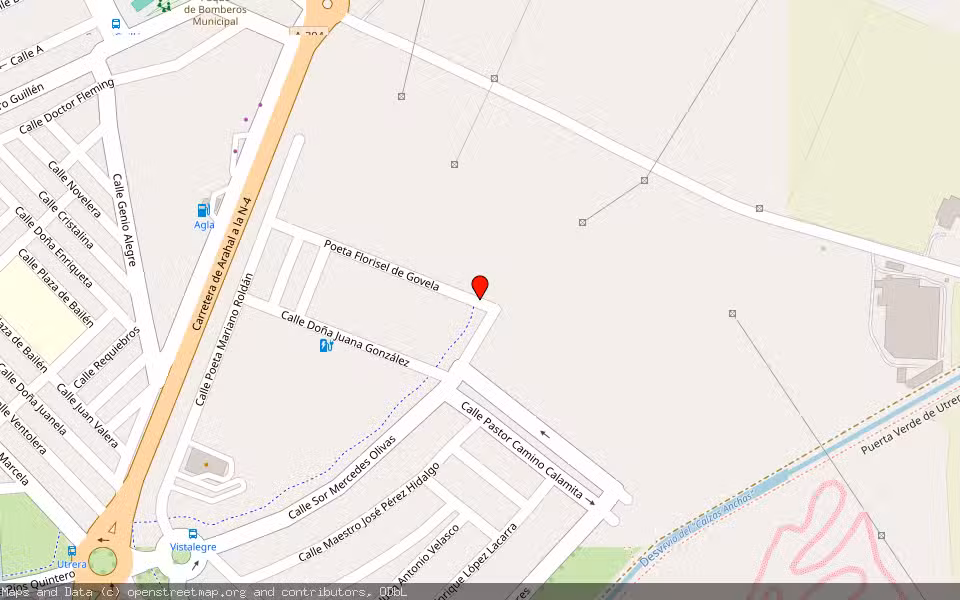 Mapa de Subasta Inmueble (Otros) en Utrera, Sevilla