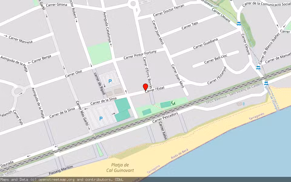 Mapa de Subasta Inmueble (Vivienda) en Roda De Bara, Tarragona