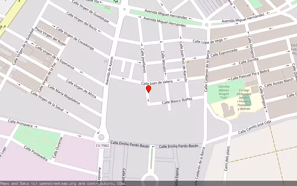 Mapa de Subasta Inmueble (Vivienda) en Ibi, Alicante/Alacant