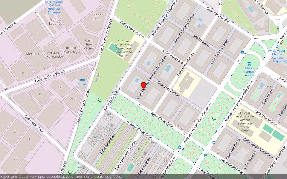 Mapa de Subasta Inmueble (Local comercial) en Getafe, Madrid