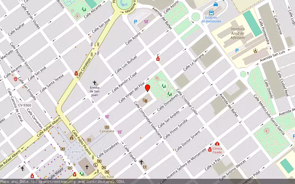 Mapa de Subasta Inmueble (Vivienda) en Almoradi, Alicante/Alacant