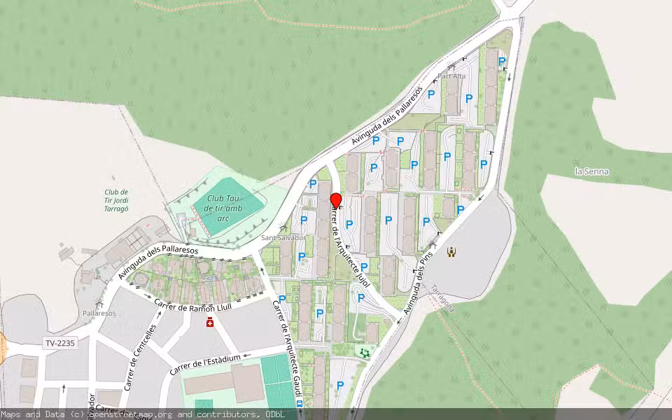 Mapa de Subasta Inmueble (Vivienda) en Tarragona