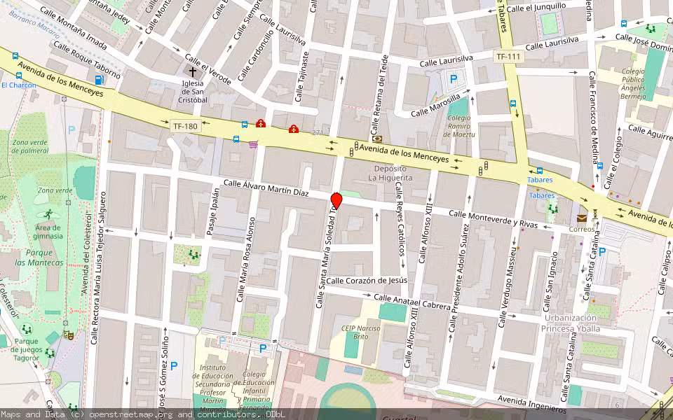 Mapa de Subasta Inmueble (Vivienda) en San Cristobal De La Laguna, Santa Cruz de Tenerife