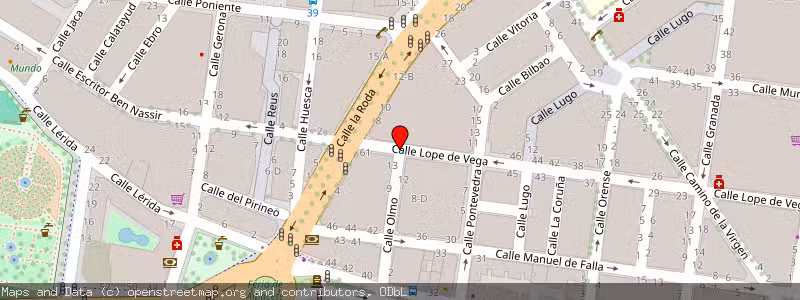 Mapa de Subasta de Inmueble (Local comercial) en Albacete, Albacete 
