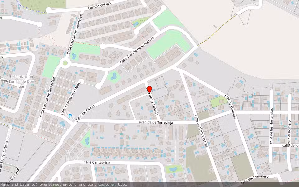 Mapa de Subasta Inmueble (Vivienda) en Orihuela Costa, Alicante/Alacant