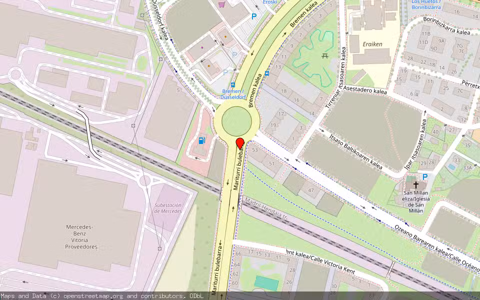 Mapa de Subasta Inmueble (Vivienda) en Vitoria-gasteiz, Araba/Álava