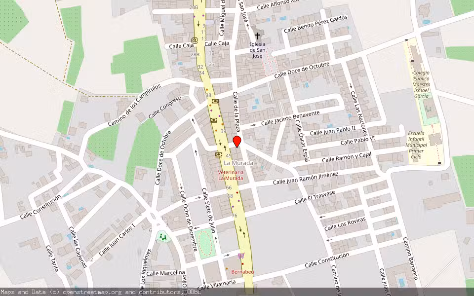 Mapa de Subasta Inmueble (Vivienda) en La Murada, Alicante/Alacant