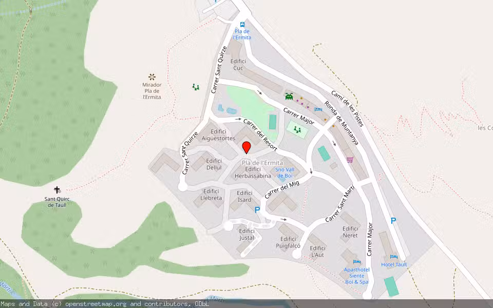 Mapa de Subasta Inmueble (Vivienda) en La Vall De Boi, Lleida