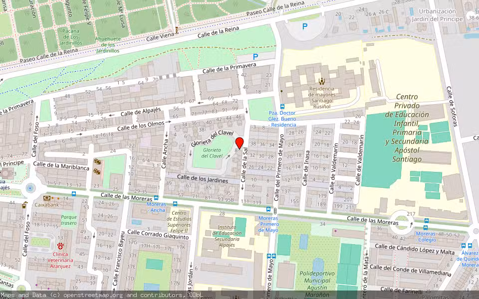 Mapa de Subasta Inmueble (Vivienda) en Aranjuez, Madrid