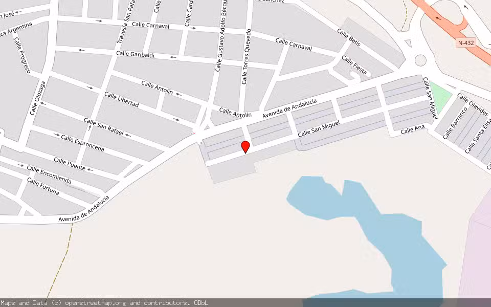 Mapa de Subasta Inmueble (Vivienda) en Peñarroya-pueblonuevo, Córdoba