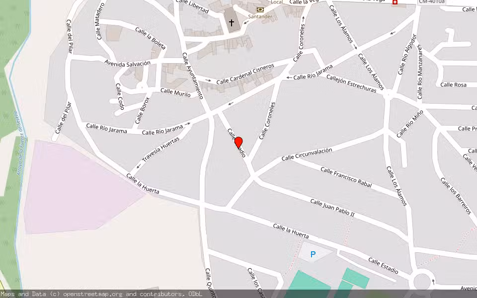 Mapa de Subasta Inmueble (Vivienda) en Seseña, Toledo