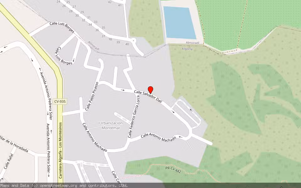 Mapa de Subasta Inmueble (Vivienda) en Algorfa, Alicante/Alacant