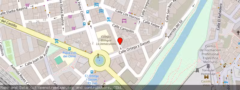 Mapa de Subasta de Inmueble (Local comercial) en Ponferrada, León 
