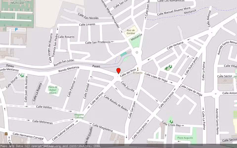 Mapa de Subasta Inmueble (Garaje) en Andujar, Jaén
