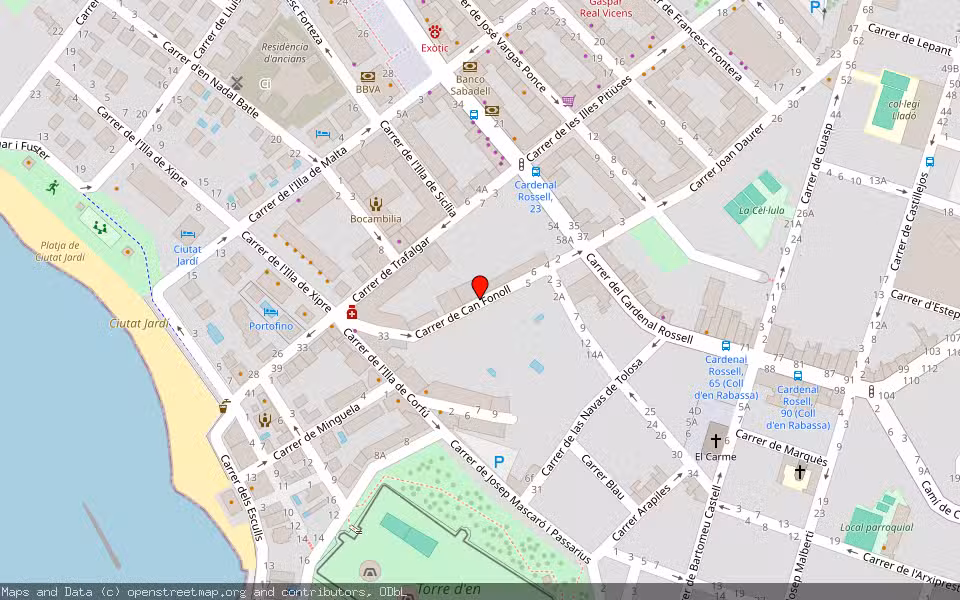 Mapa de Subasta Inmueble (Trastero) en Palma De Mallorca, Illes Balears