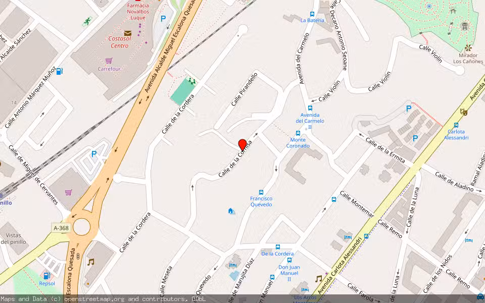 Mapa de Subasta Inmueble (Vivienda) en Torremolinos, Málaga