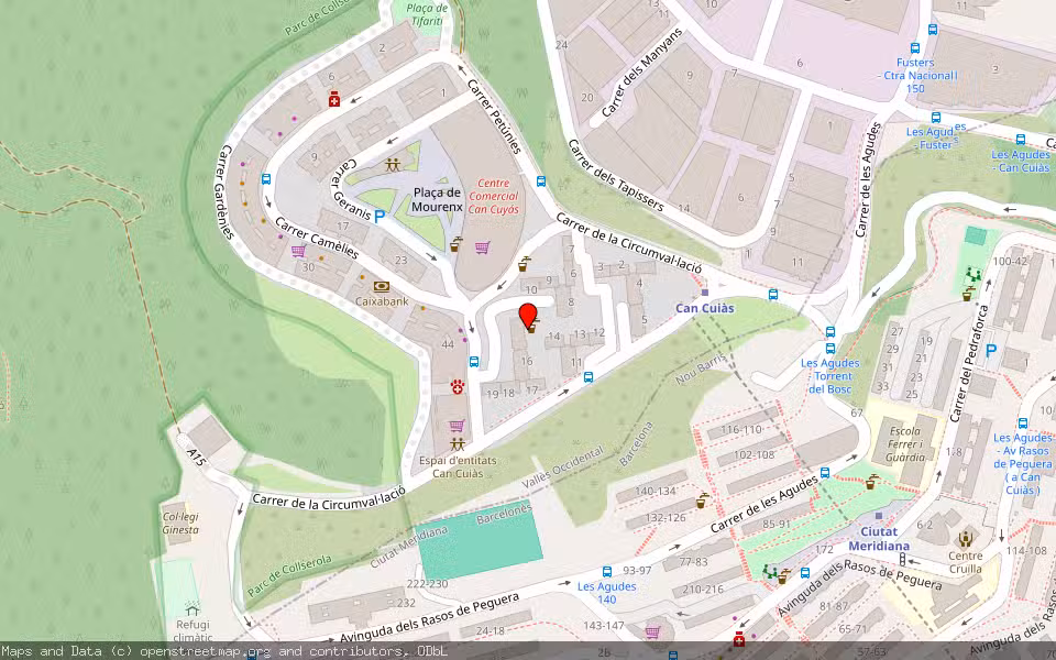Mapa de Subasta Inmueble (Vivienda) en Montcada I Reixac, Barcelona