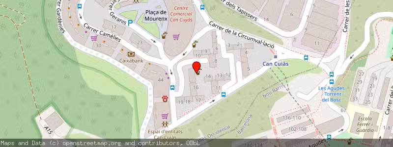 Mapa de Subasta de Inmueble (Vivienda) en Montcada I Reixac, Barcelona 