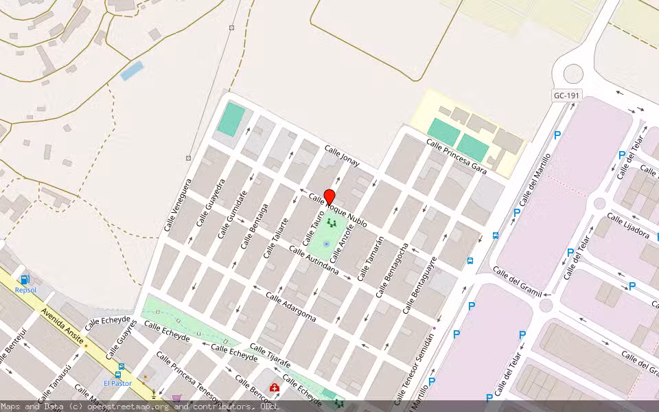 Mapa de Subasta Inmueble (Garaje) en Agüimes, Las Palmas