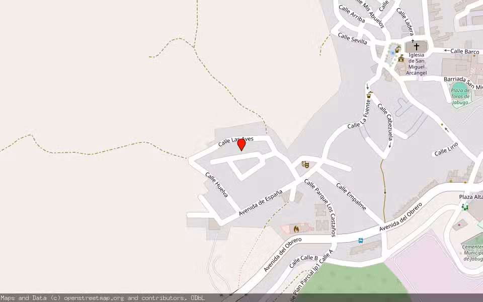 Mapa de Subasta Inmueble (Otros) en Jabugo, Huelva