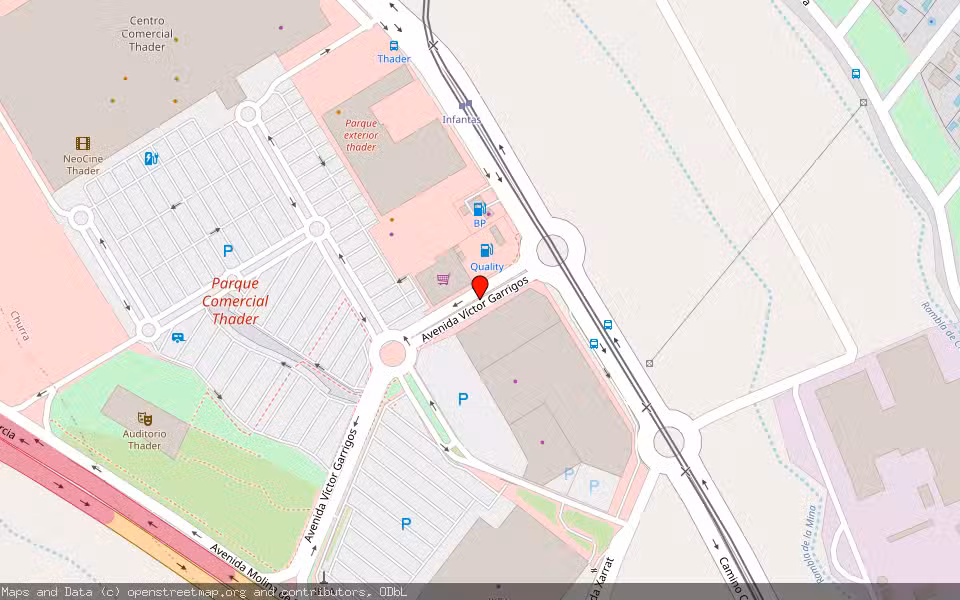 Mapa de Subasta Inmueble (Otros) en Murcia