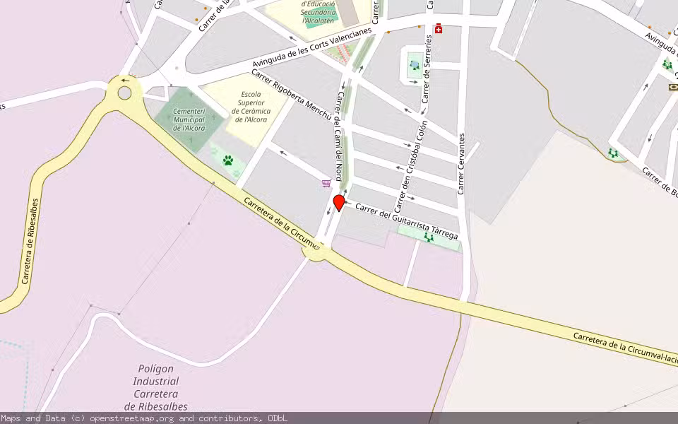 Mapa de Subasta Inmueble (Vivienda) en L'alcora, Castellón/Castelló