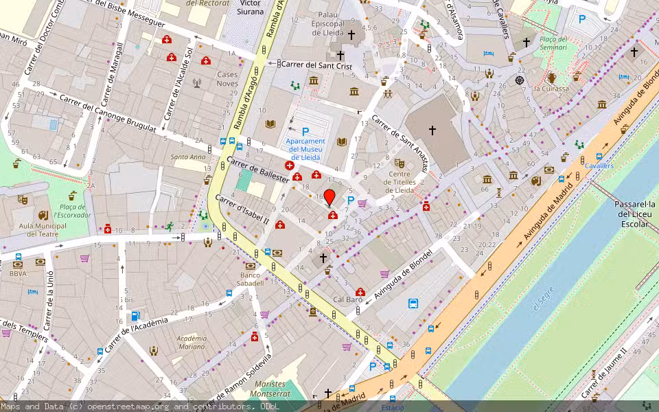 Mapa de Subasta Inmueble (Vivienda) en Lleida