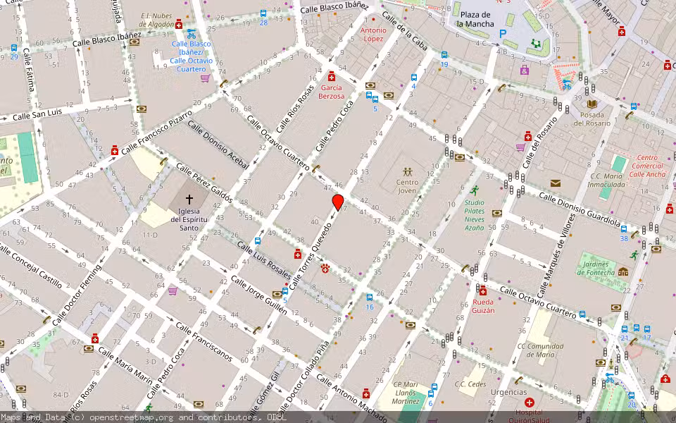 Mapa de Subasta Inmueble (Vivienda) en Albacete
