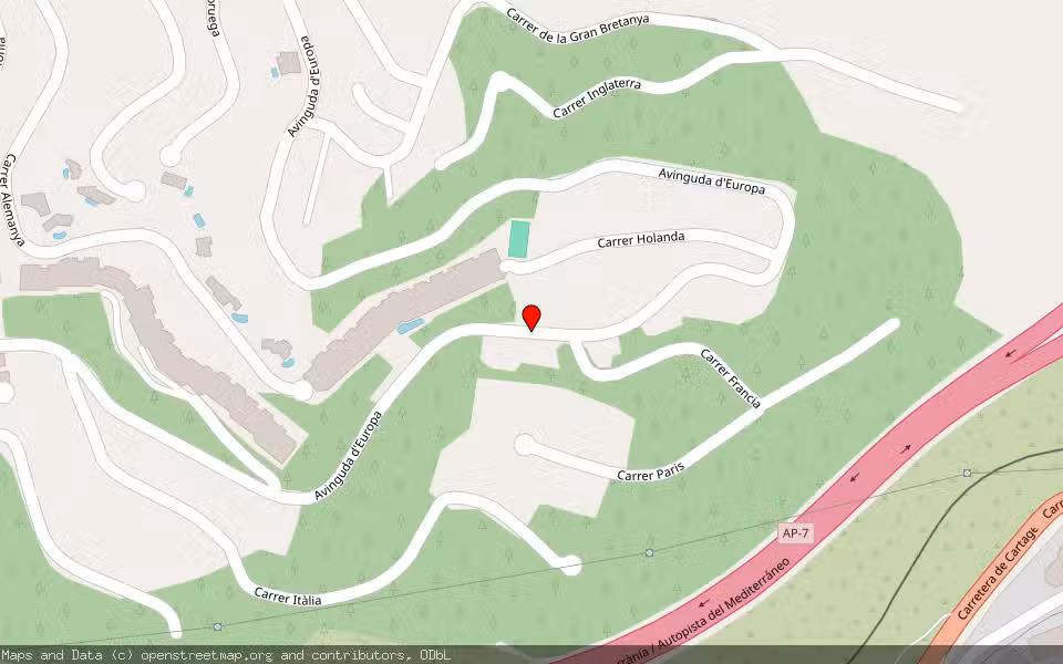 Mapa de Subasta Inmueble (Vivienda) en Altea, Alicante/Alacant