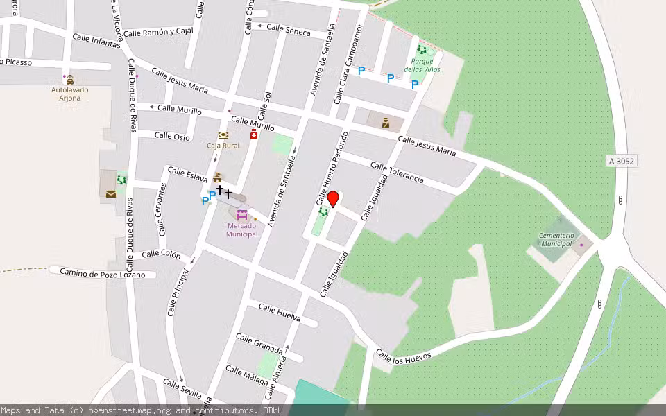 Mapa de Subasta Inmueble (Vivienda) en La Victoria, Córdoba