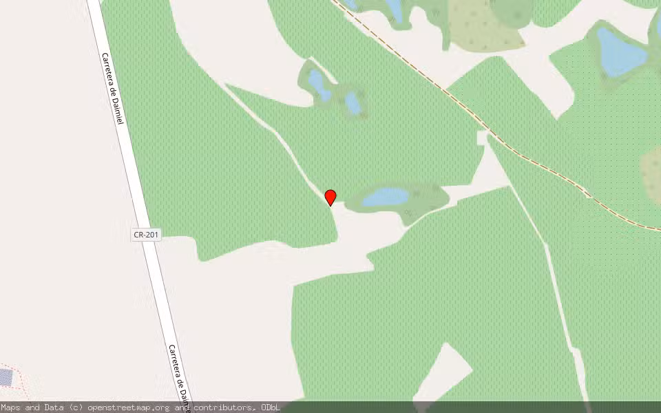 Mapa de Subasta Inmueble (Finca rústica) en Villarrubia, Ciudad Real