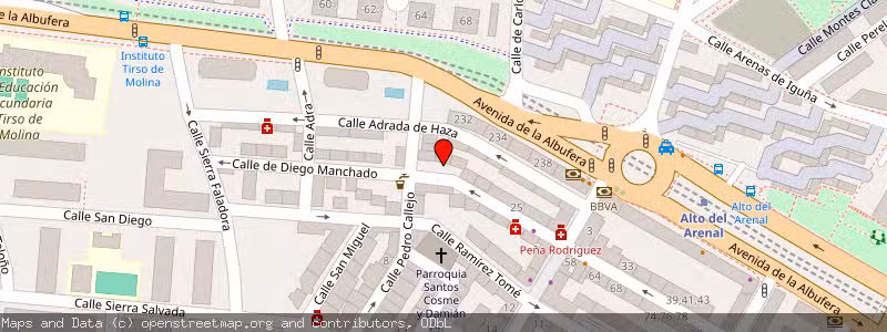 Mapa de Subasta de Inmueble (Vivienda) en Madrid, Madrid 