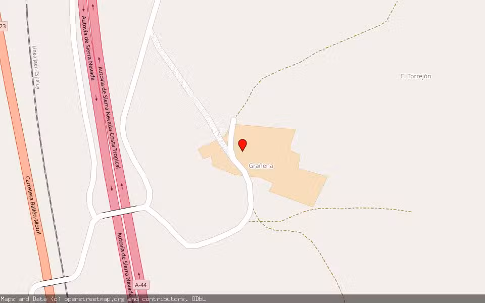 Mapa de Subasta Inmueble (Vivienda) en Jaen, Jaén