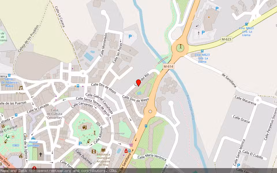 Mapa de Subasta Inmueble (Garaje) en Guadarrama, Madrid