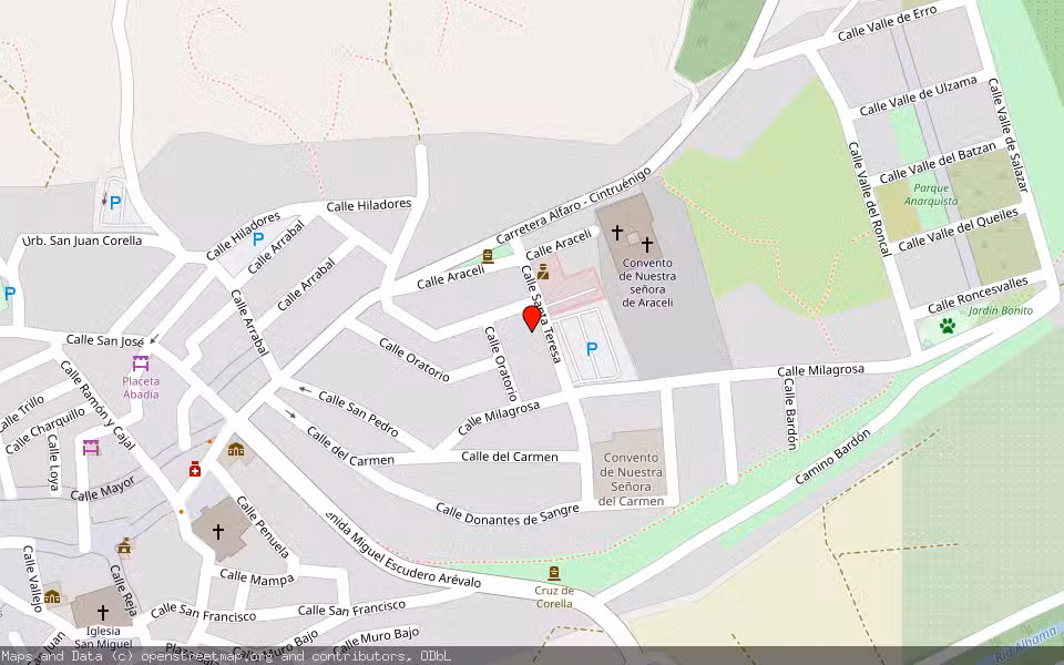 Mapa de Subasta Inmueble (Vivienda) en Corella, Navarra