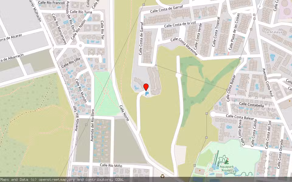 Mapa de Subasta Inmueble (Vivienda) en Rojales, Alicante/Alacant