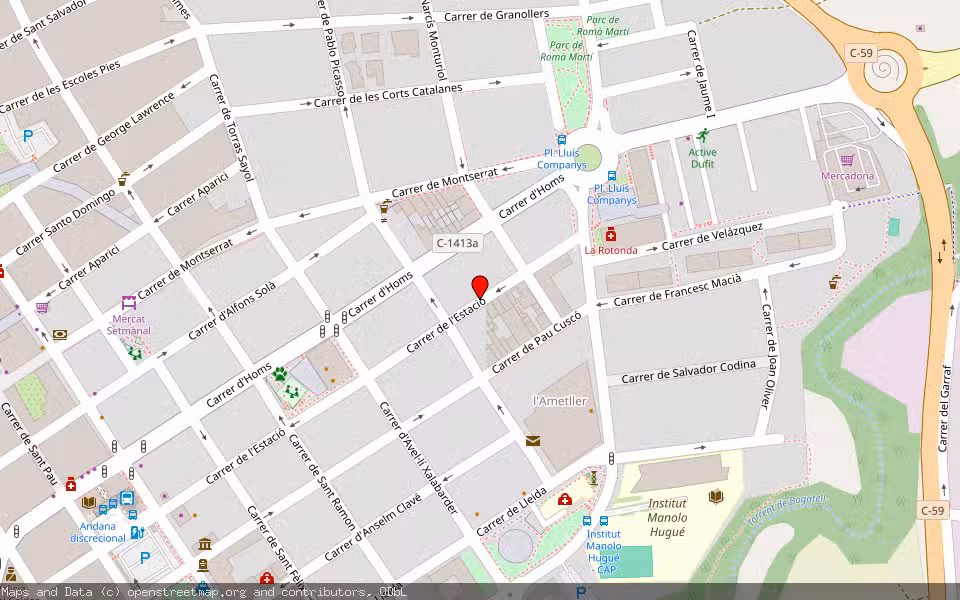 Mapa de Subasta Inmueble (Solar) en Caldes De Montbui, Barcelona