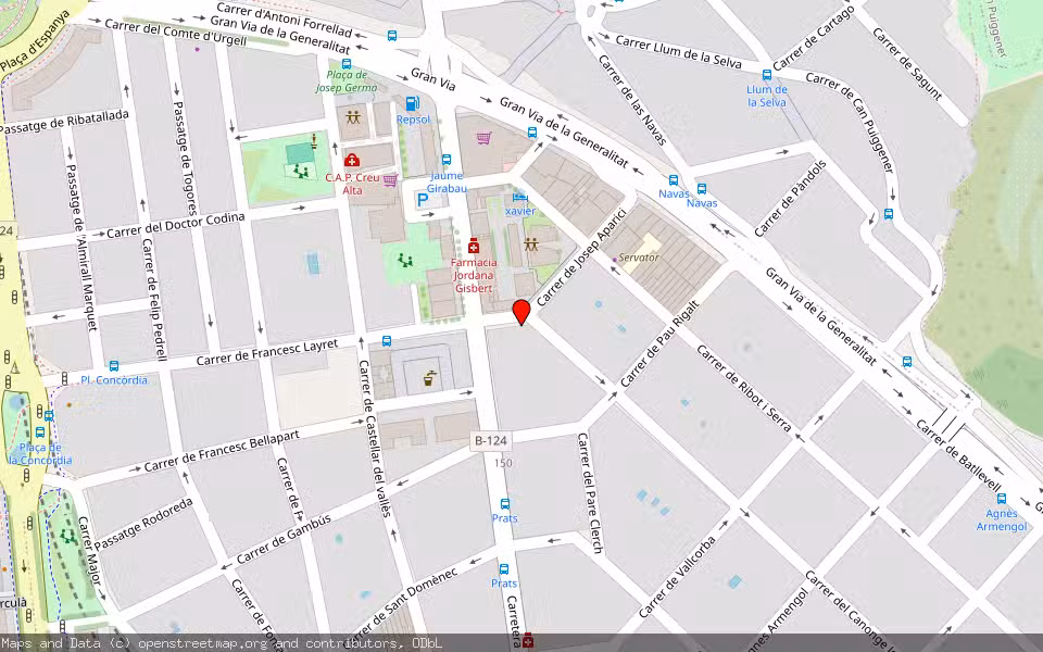 Mapa de Subasta Inmueble (Vivienda) en Sabadell, Barcelona