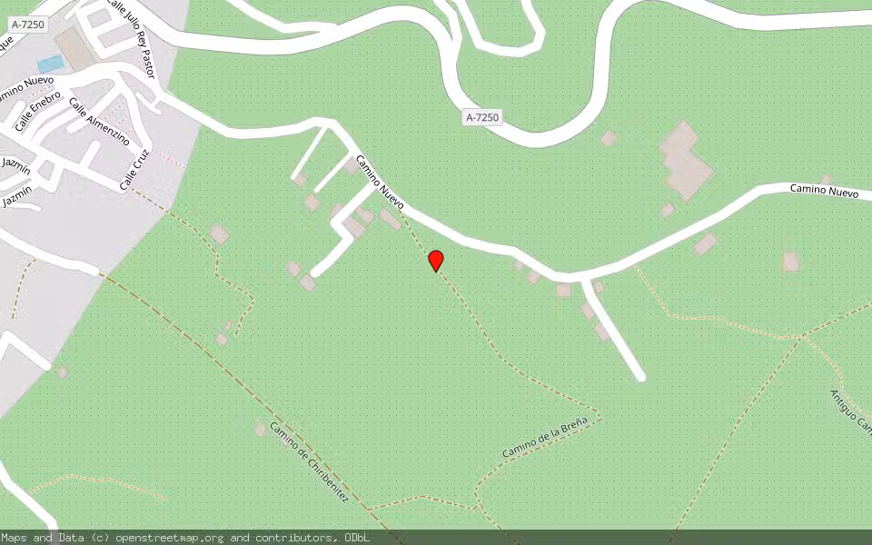 Mapa de Subasta Inmueble (Finca rústica) en Tolox, Málaga
