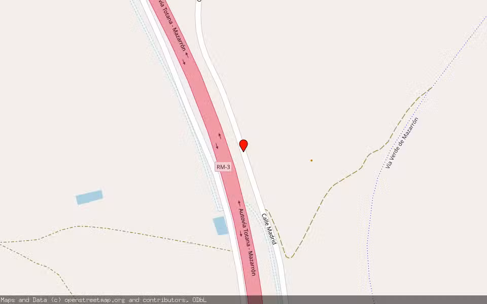 Mapa de Subasta Inmueble (Finca rústica) en Mazarron, Murcia