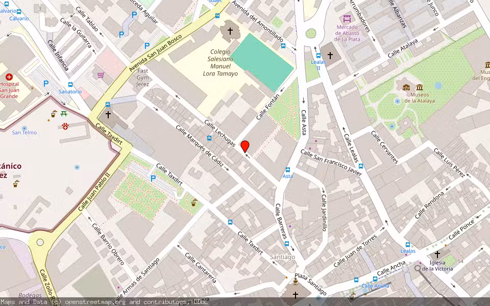 Mapa de Subasta Inmueble (Local comercial) en Jerez De La Frontera, Cádiz